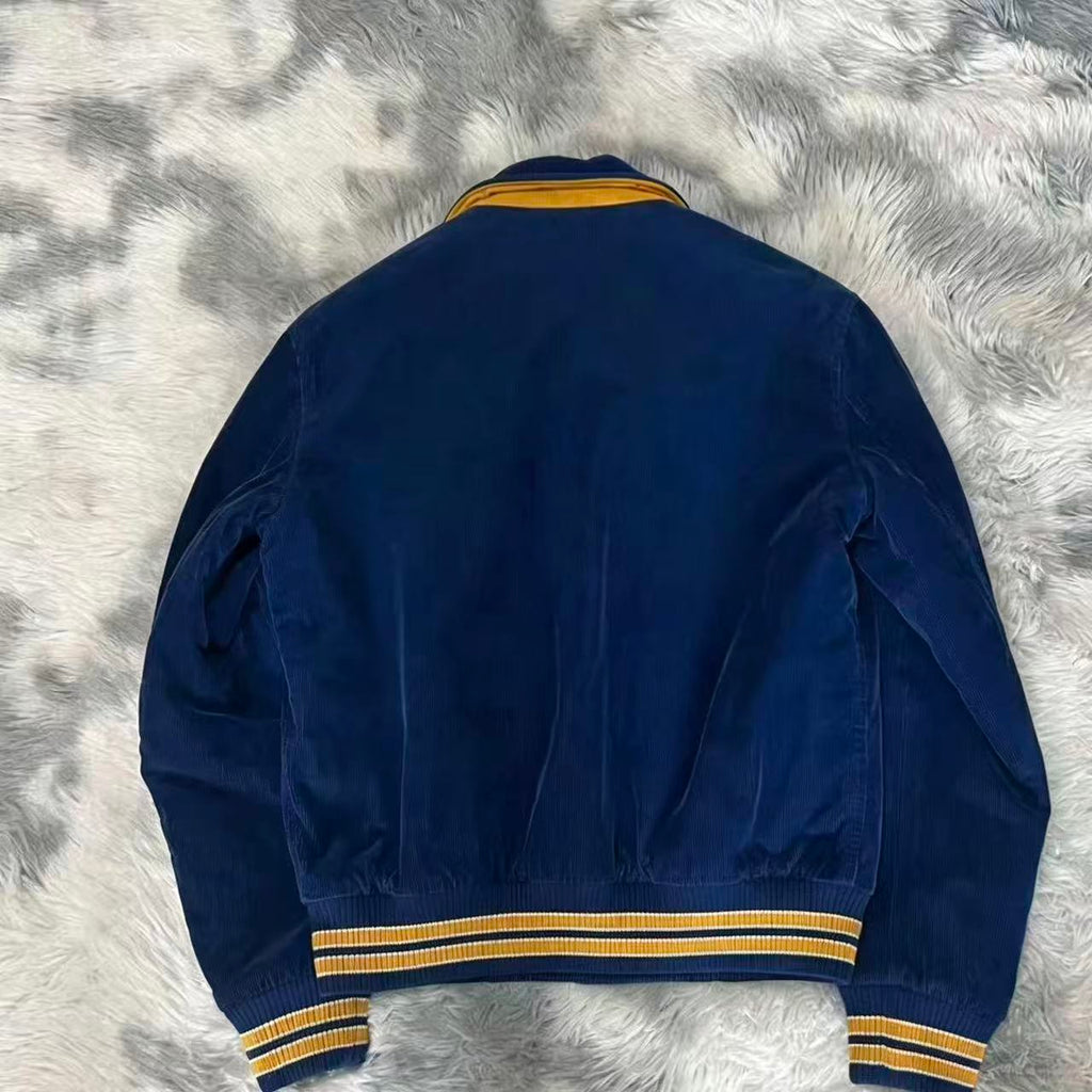 Saint Laurent 17AW Je T'aime Corduroy Teddy Bomber Jacket