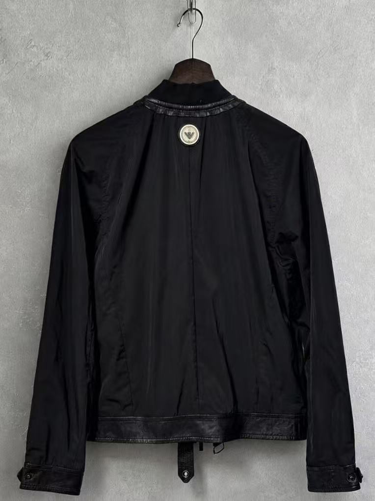 Emporio Armani 2009 Leather Patchwork Jacket