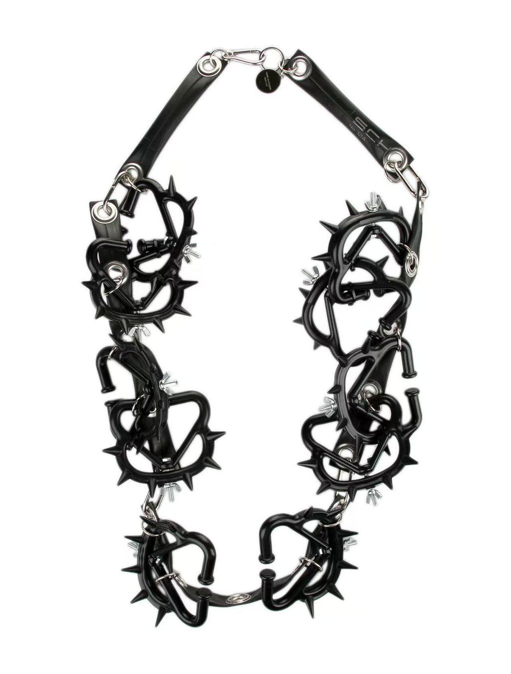 Comme des Garcons Homme Plus 19AW PVC&Rubber Spike Knuckle Necklace