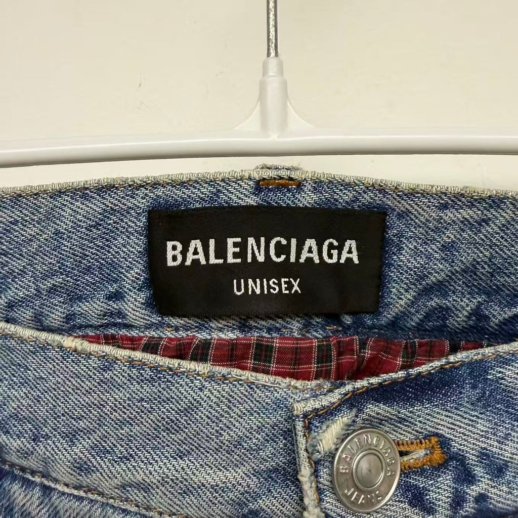 Balenciaga FW21 Destroyed Normal Jeans