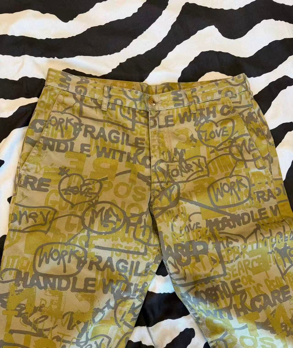 Comme Des Garcons Homme Plus 07SS Golden Boy Graffiti Pants