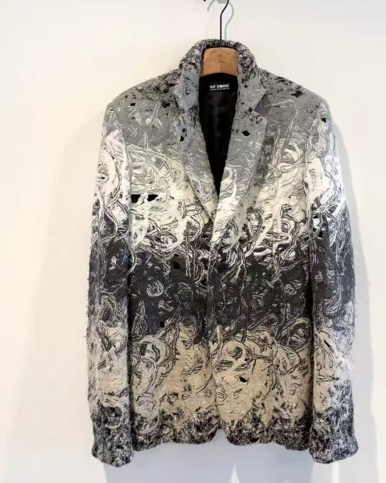 Raf Simons 08AW  Phoenix Embroidered Blazer