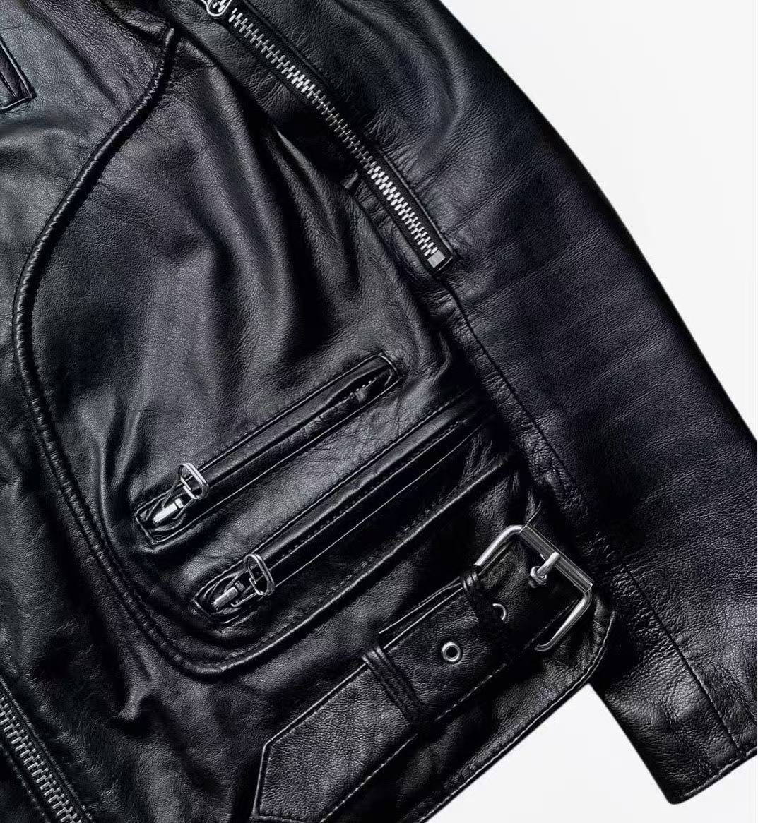Balmain By Christophe Decarnin 10FW Leather Biker Jacket