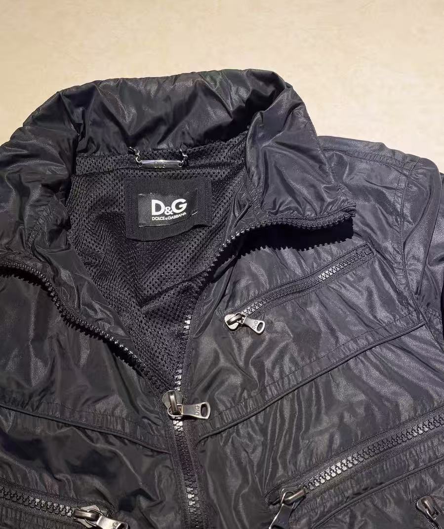Dolce & Gabbana D&G Multi-Zip Utility Nylon Jacket