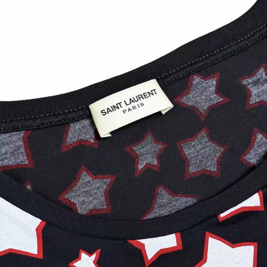 Saint Laurent 14SS Star Print Tee