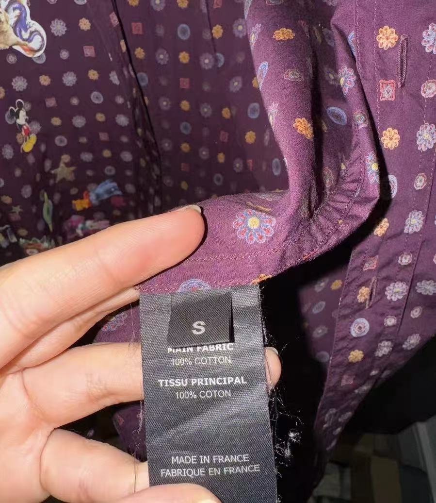 Vetements 18fw Sticker Plaid Flannel Shirt