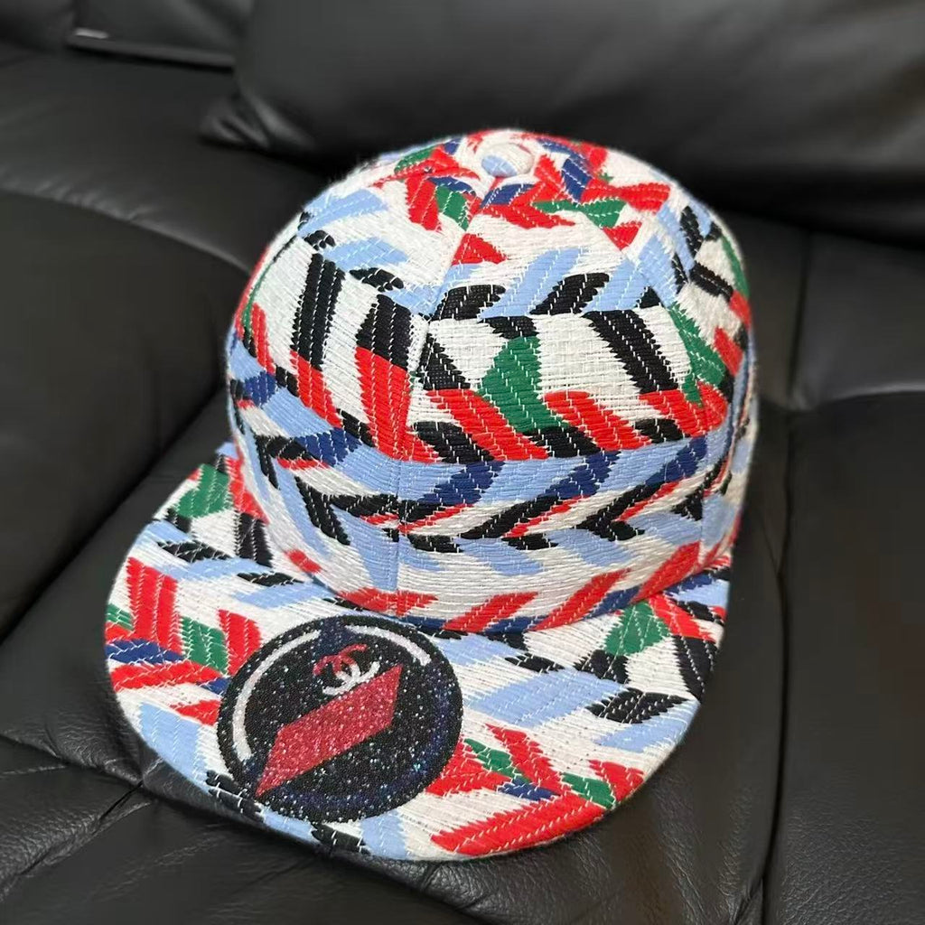 Chanel 16SS Tweed Woven Airline CC Cap