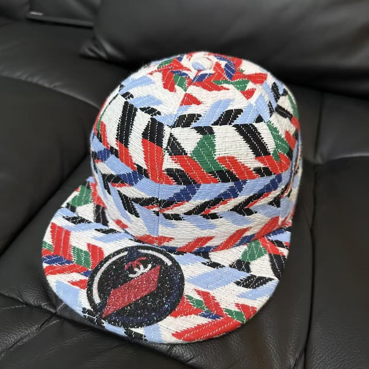 Chanel 16SS Tweed Woven Airline CC Cap