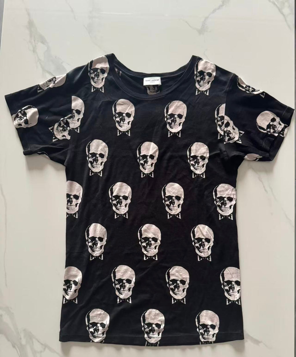Saint Laurent Skull 15fw tee