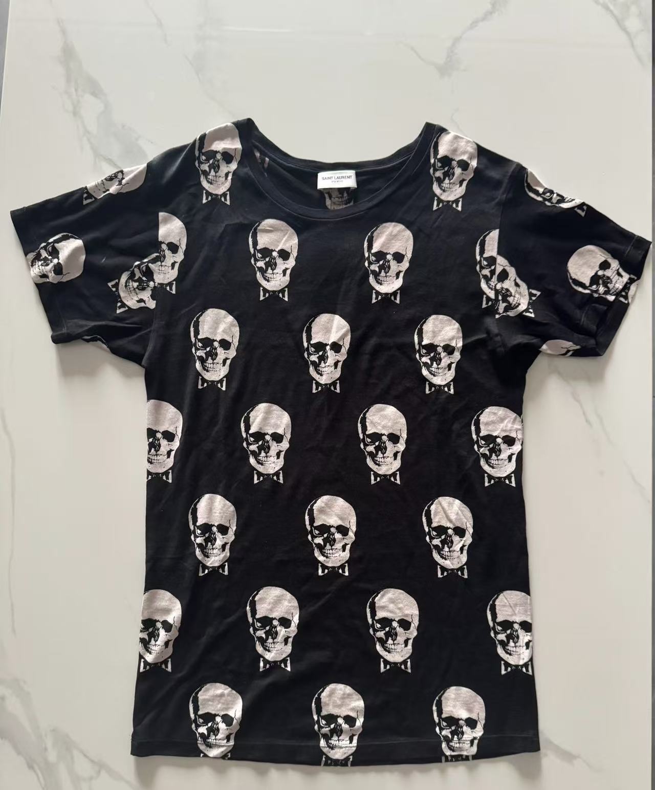 Saint Laurent Skull 15fw tee