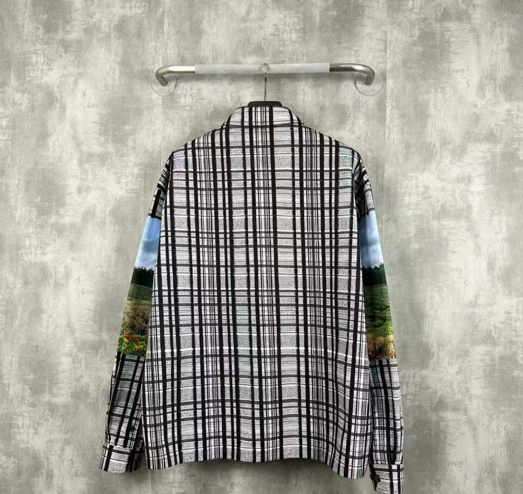 Louis Vuitton 23AW Blurry Vision of A Bright Future Plaid Shirt