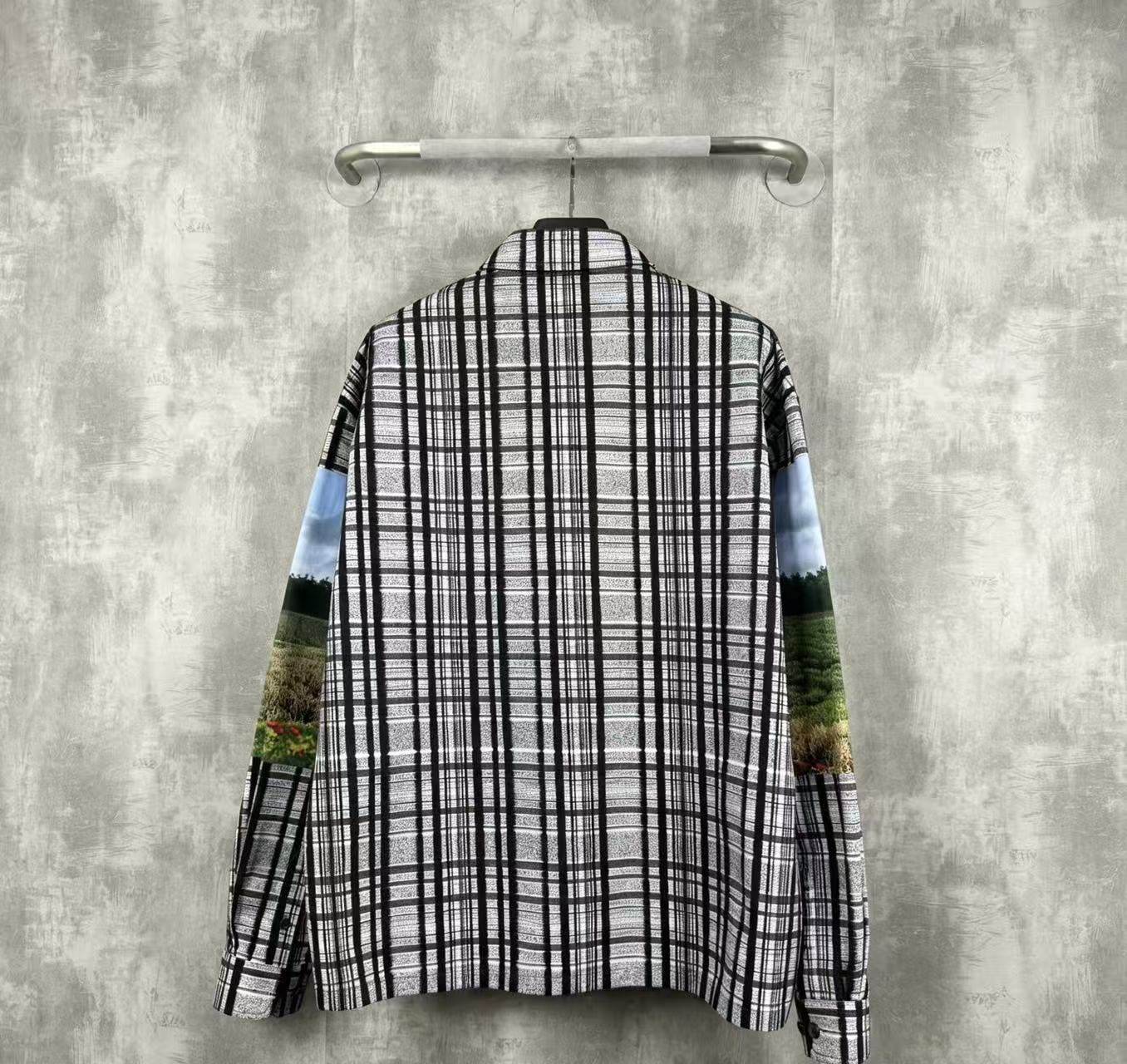 Louis Vuitton 23AW Blurry Vision of A Bright Future Plaid Shirt
