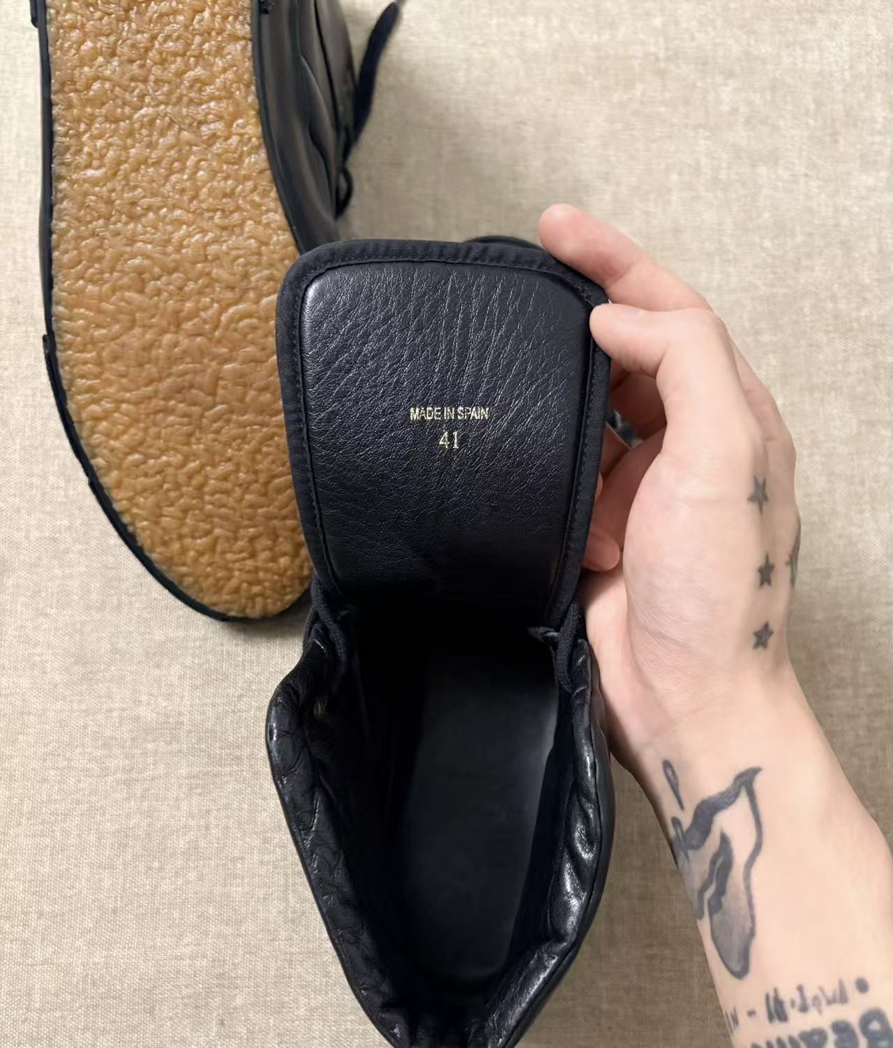 Saint Laurent By Hedi Slimane Rive Gauche Hi Top Sneakers
