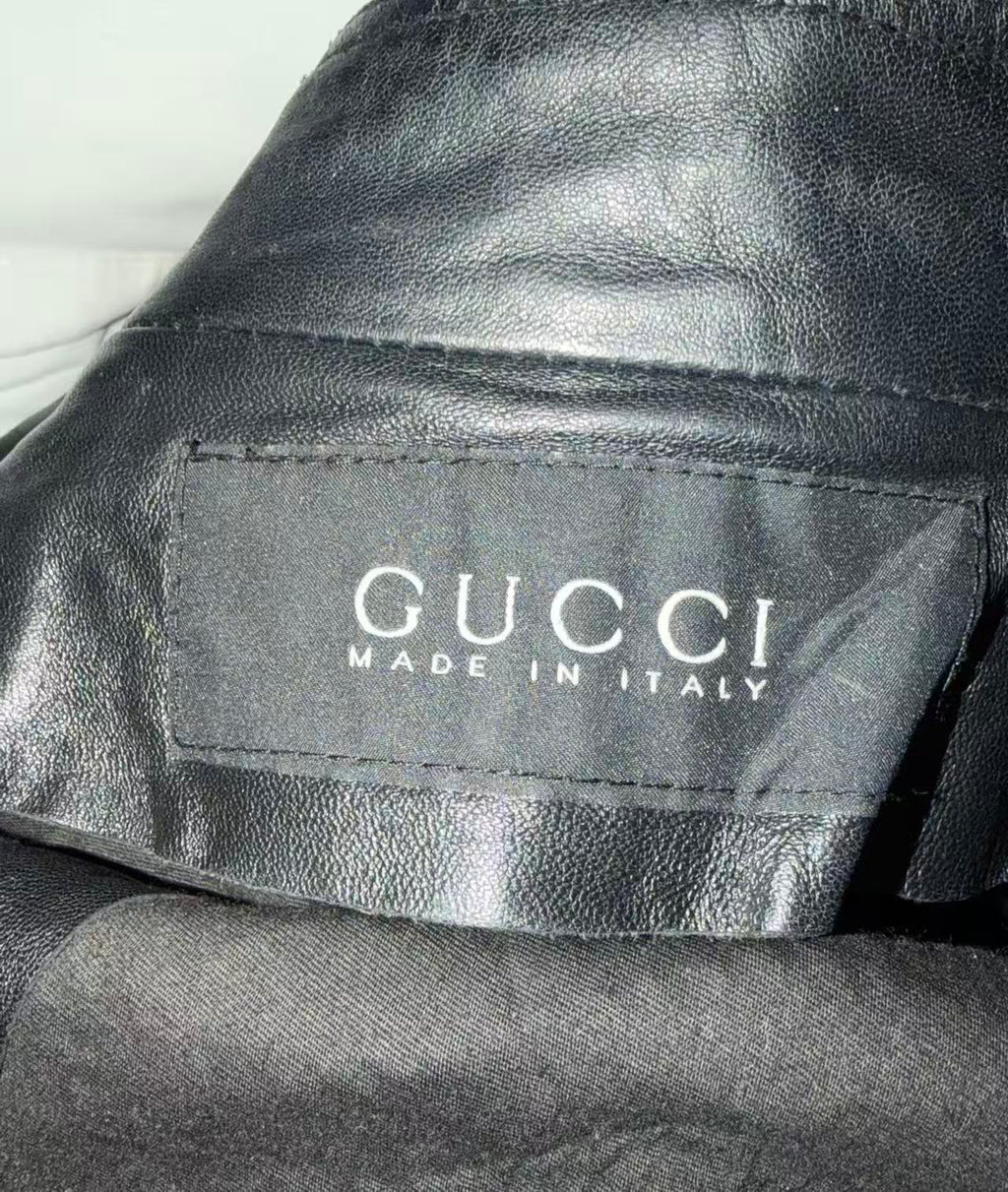 Gucci 10s Laced Leather Jacket