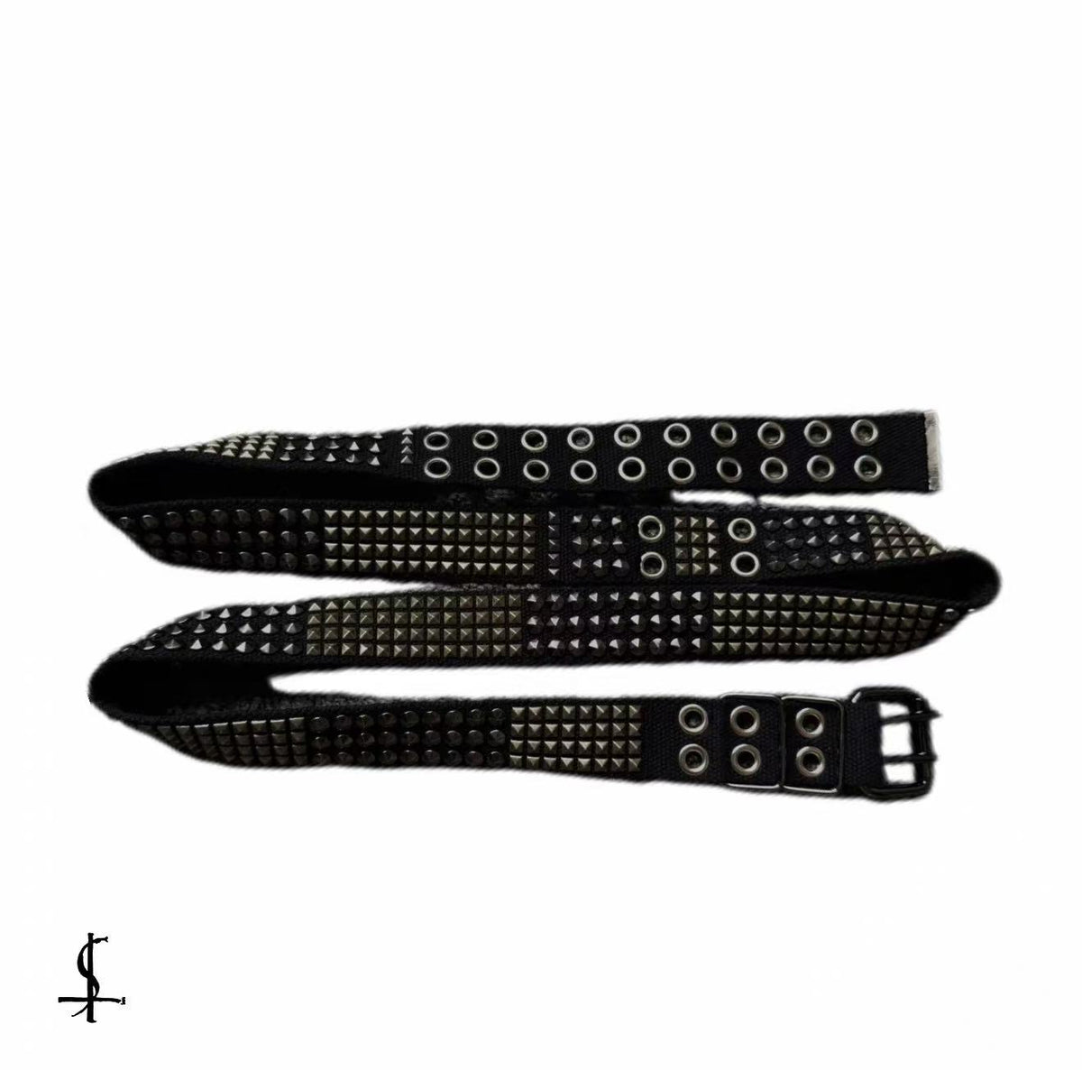Balmain By Christophe Decarnin 10SS Double Wrap Studded Belt