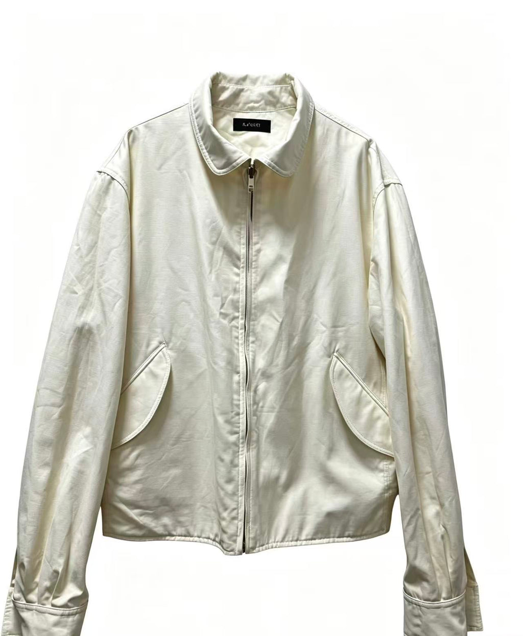 Gucci by Tomford 04ss Off-White Cropped Blouson Cotton light Jacket