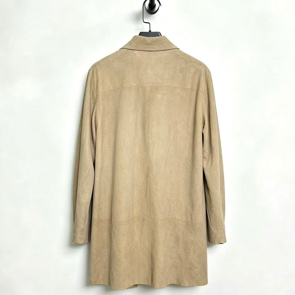 Gucci By Tom Ford 97SS Open‑Front Suede Coat