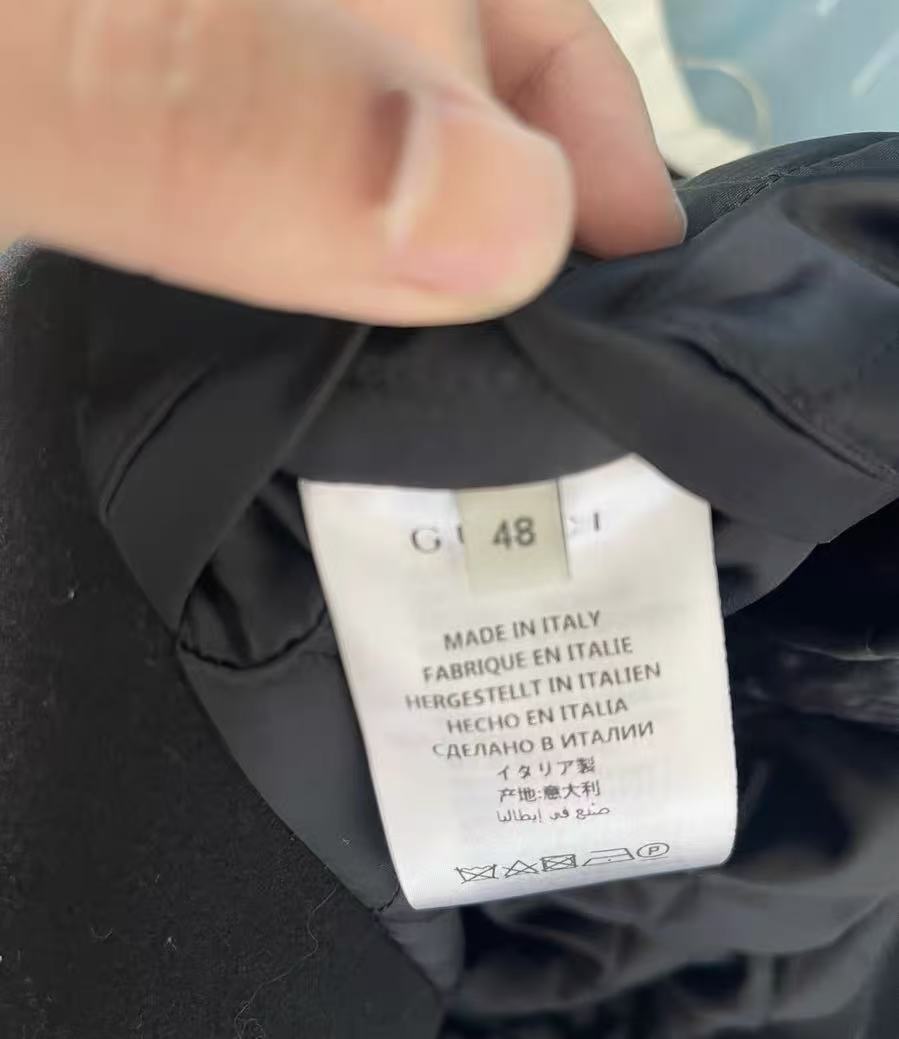 Gucci 2019 Three Little Pigs Wool Bomber Jacket