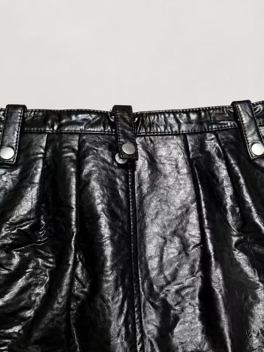 Junya Watanabe Comme des Garçons FW07 Runway Biker Skirt
