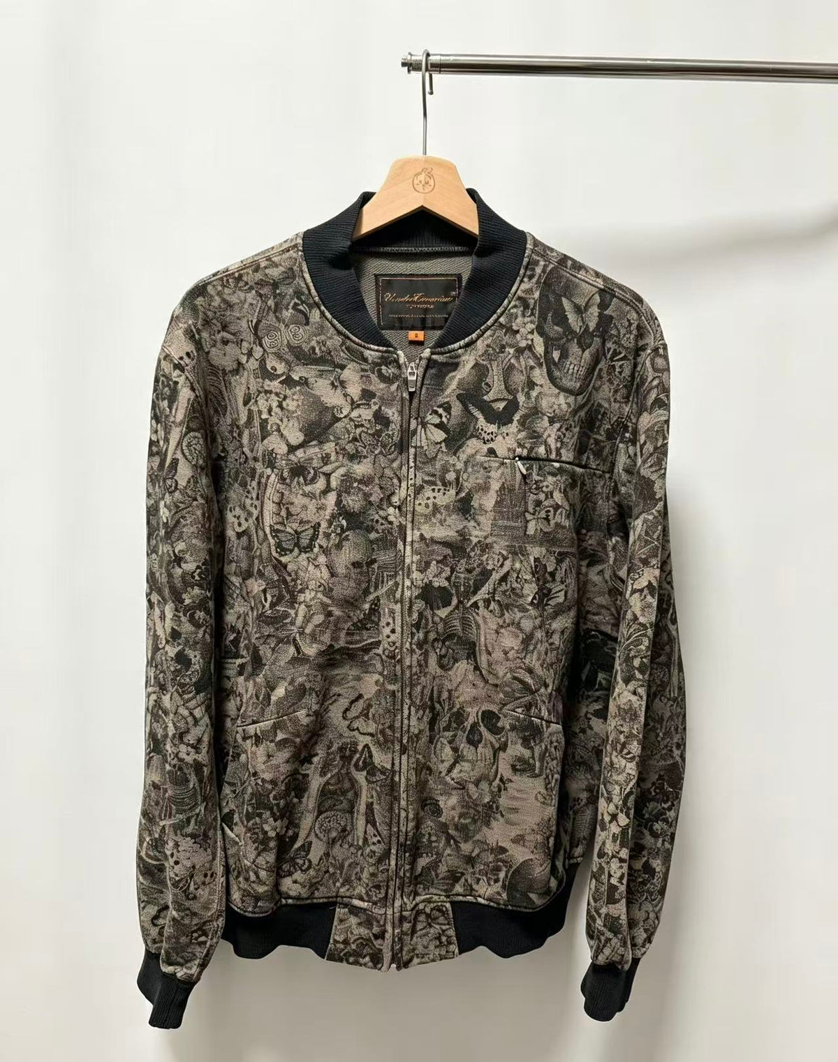 Undercover 05SS Skull Print Bomber Jacket