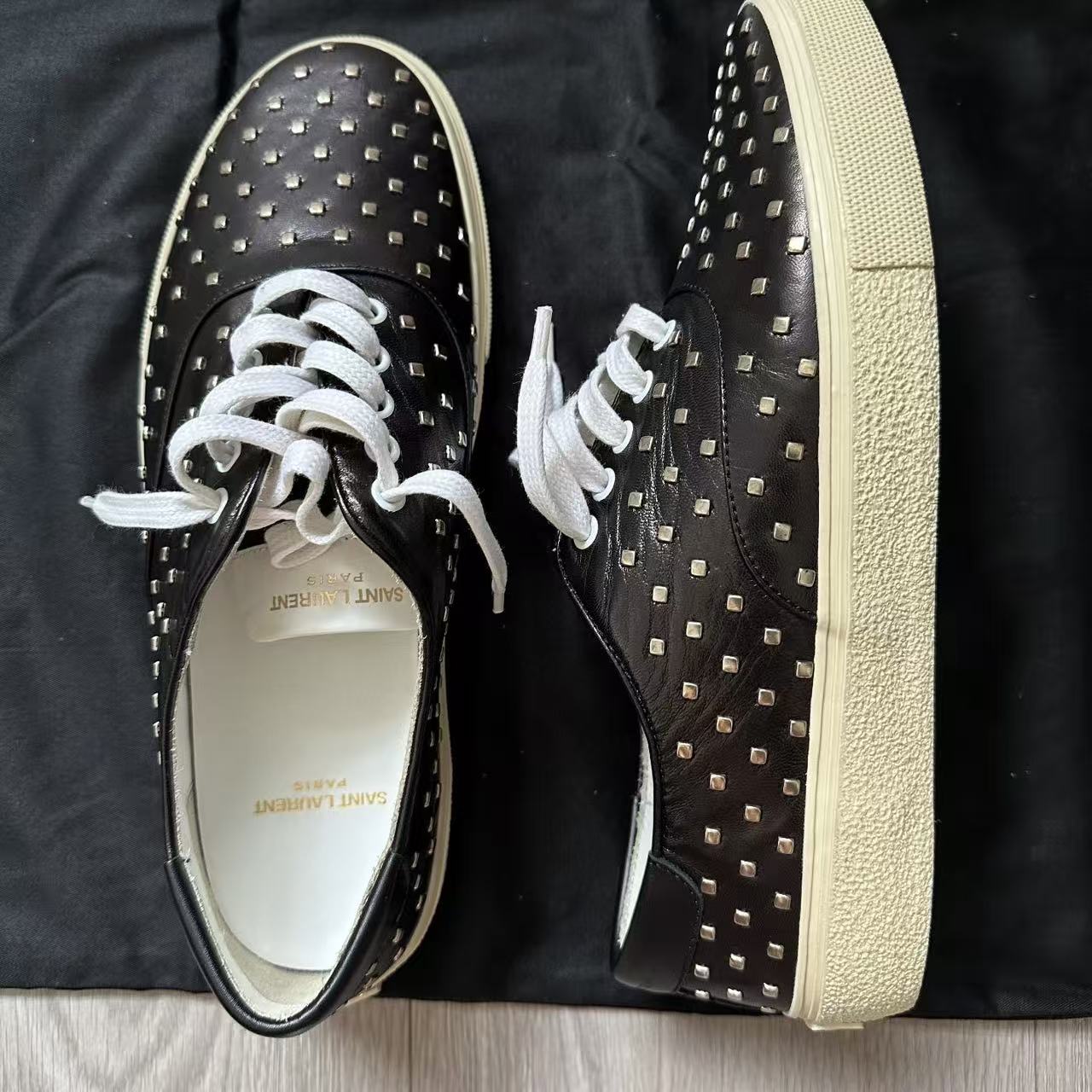 Saint Laurent Strap-Up Casual Sneakers