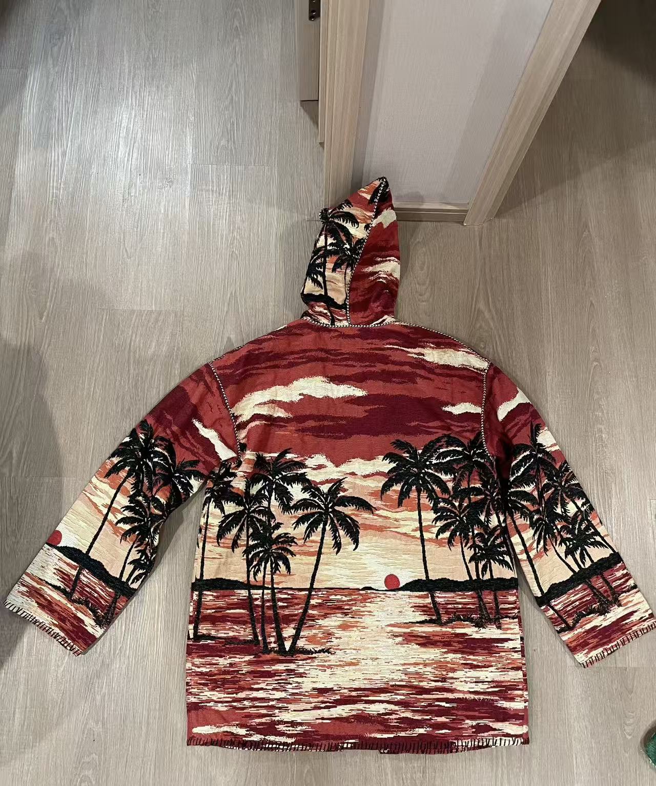 Saint Laurent 16SS Palm Tree Cape Jacket