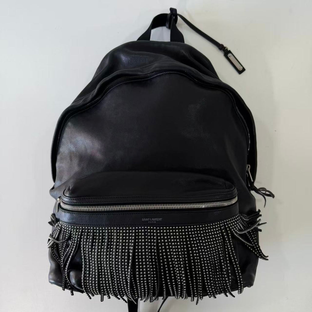 Saint Laurent City Fringe Backpack
