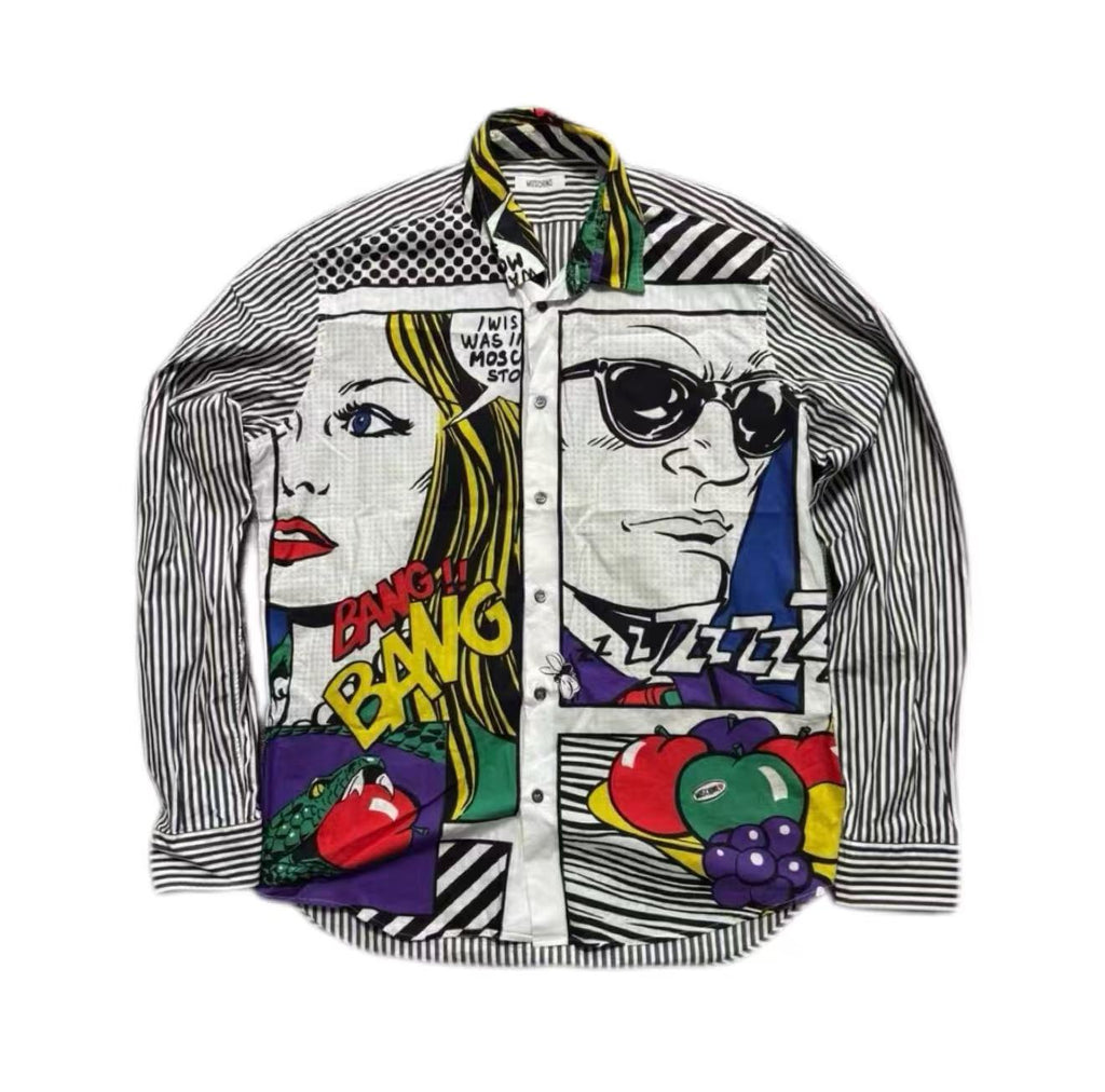 Moschino Pop Art Comic Print Shirt