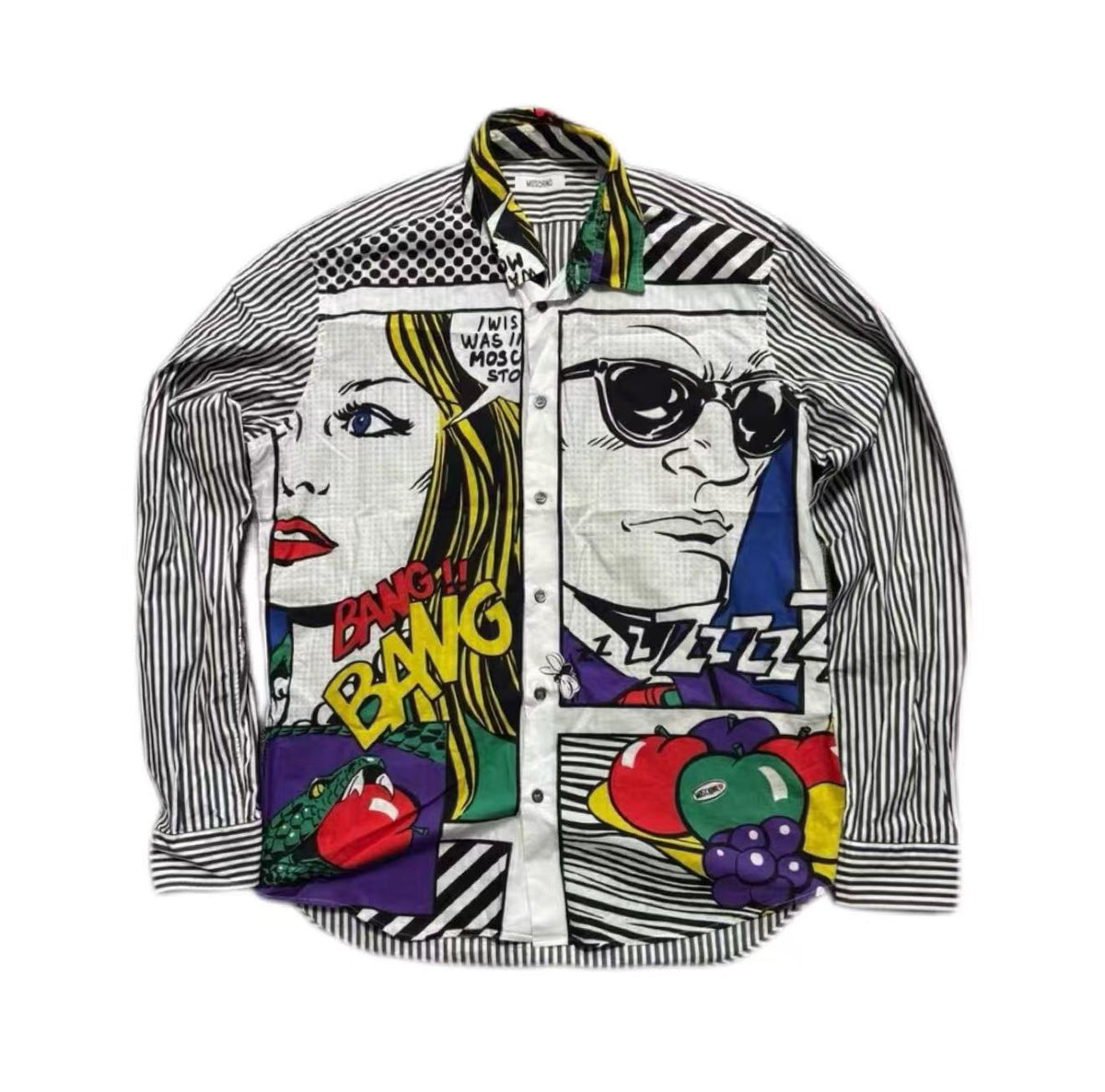 Moschino Pop Art Comic Print Shirt