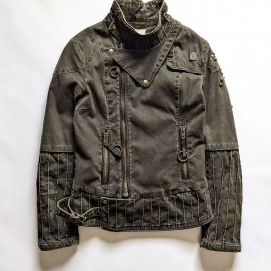 Diesel 06fw Asymmetric Rider Jacket