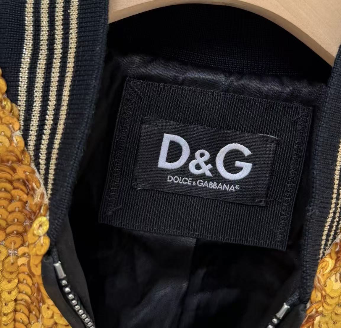 Dolce & Gabbana 06ss Gold Sequin Short Sleeve Shirt