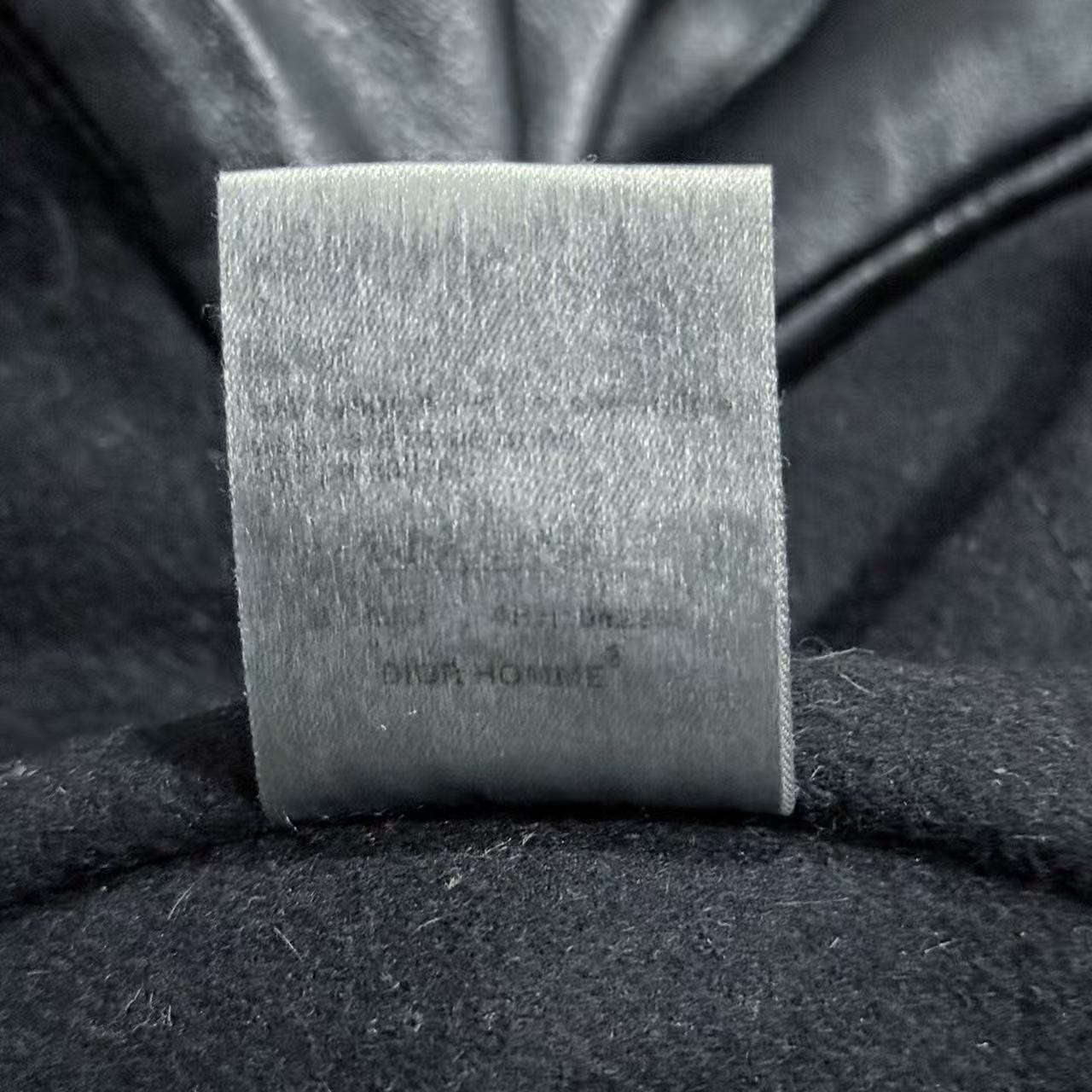 Dior Homme 04AW “VOTC”  Wool Blend Leather Sleeve Jacket