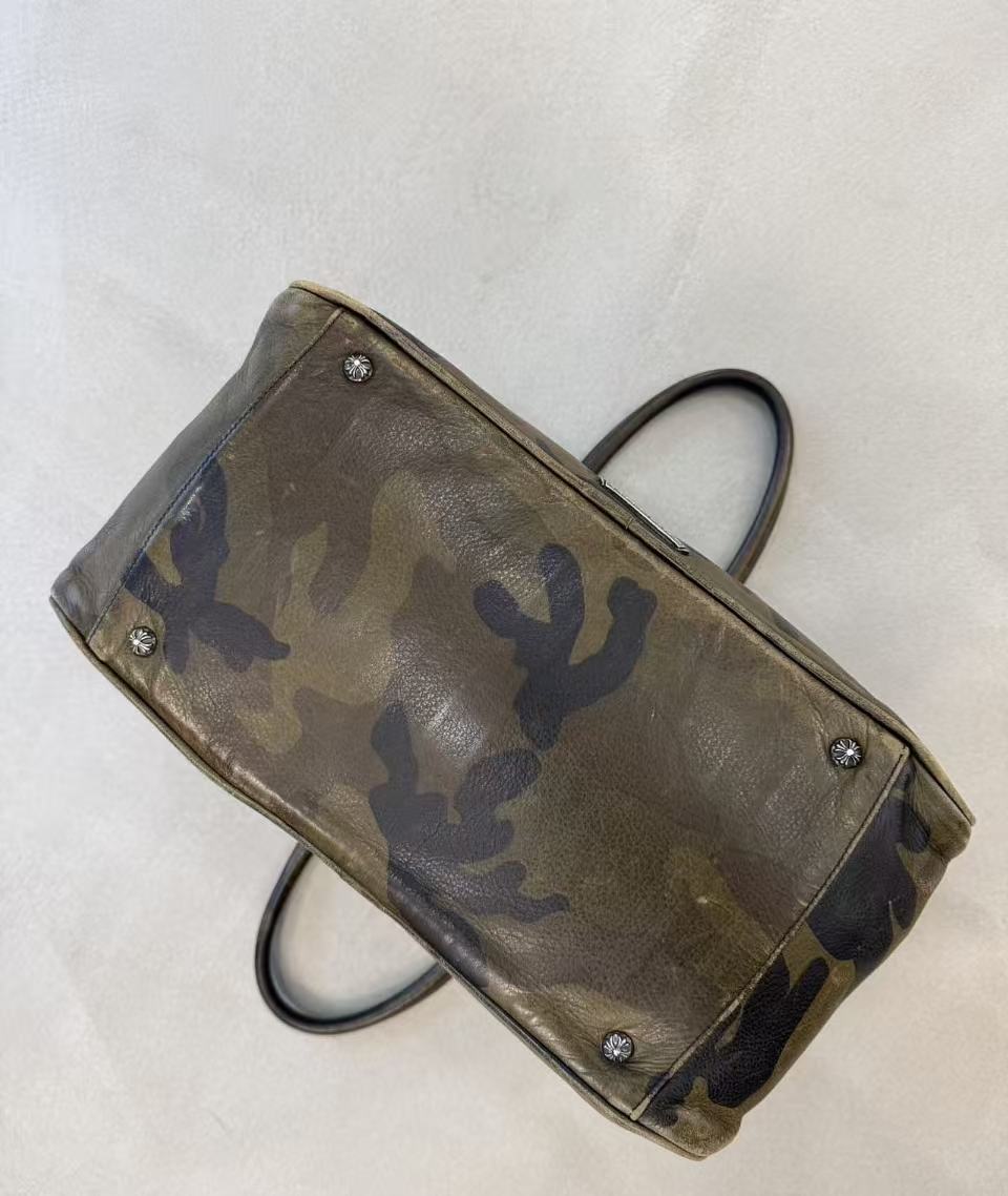 Chrome Hearts Leather Gym Bowling Bag