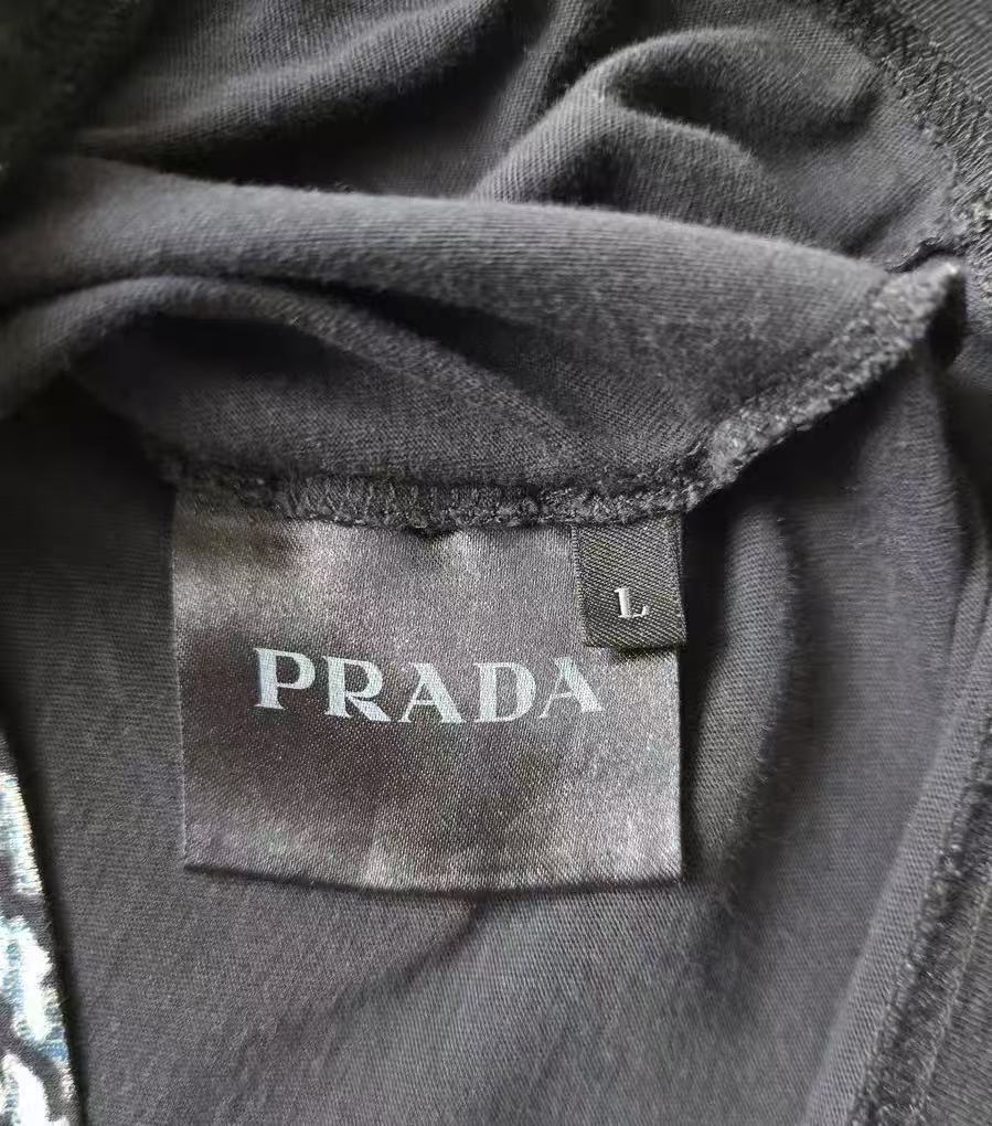 Prada 10SS Print Crew Neck Tee