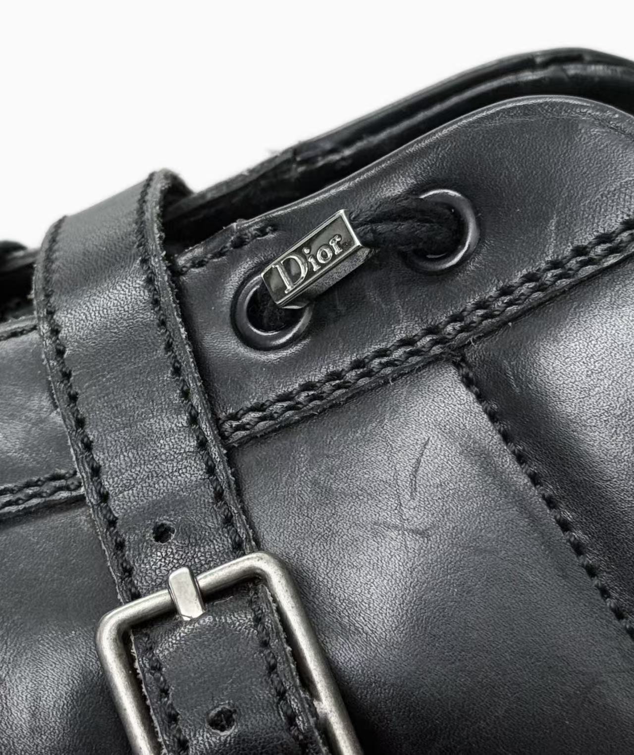 Dior Homme 06AW Buckle Strap High Top Sneakers
