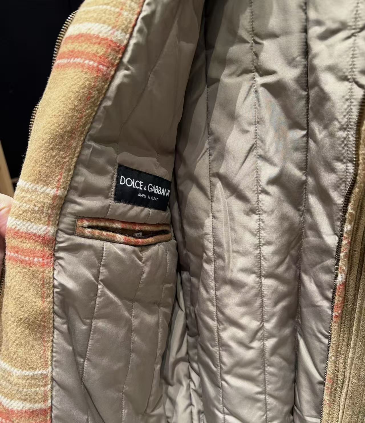 Dolce&Gabbana Corduroy Patchwork Jacket