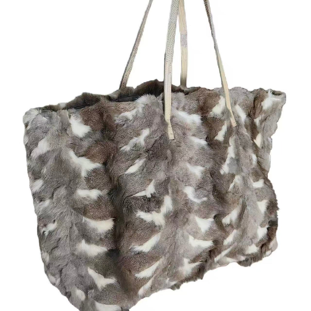 Fendi snakeskin chincella fur bag