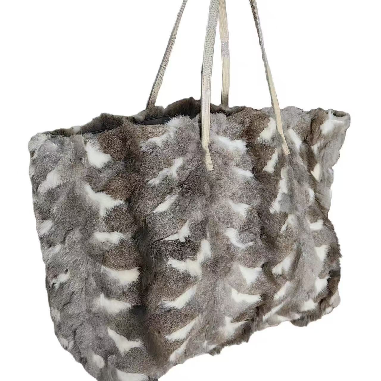 Fendi snakeskin chincella fur bag