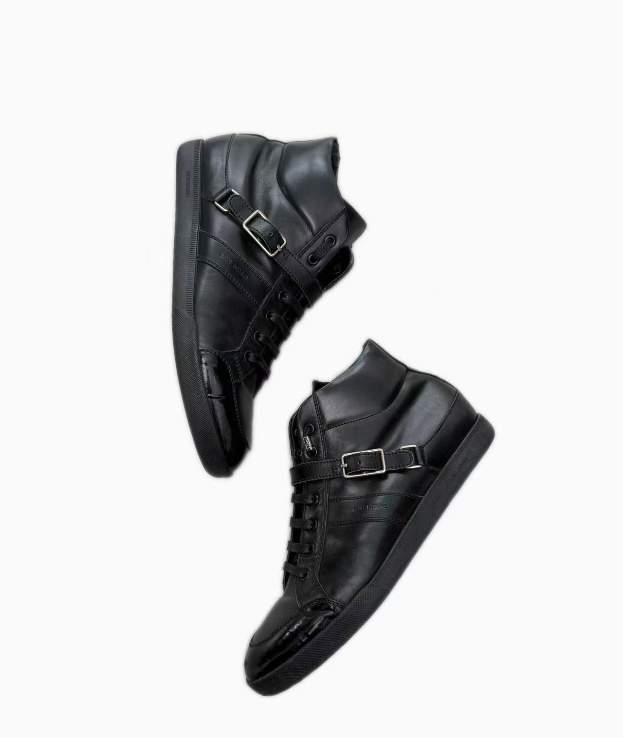 Dior Homme 06AW Buckle Strap High Top Sneakers