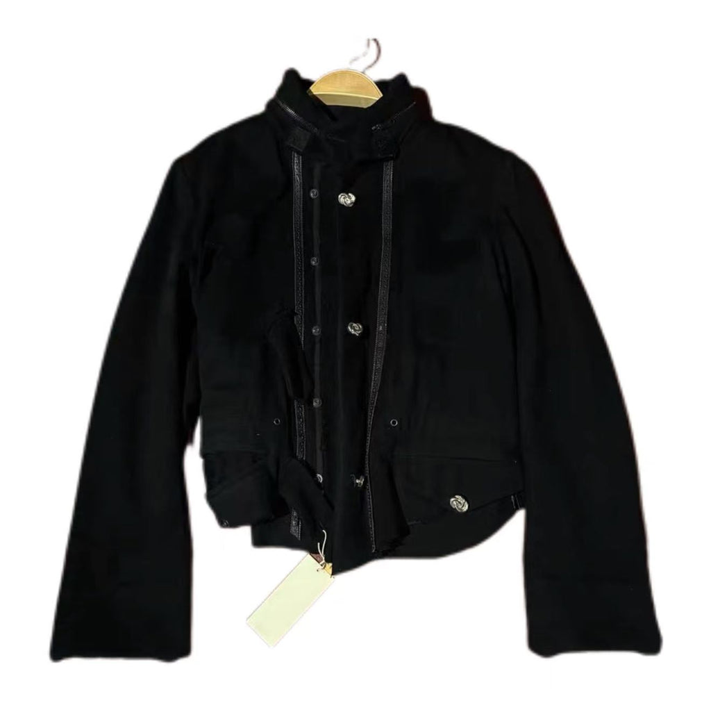 Number (N)ine Black Destroy Cotton Tailored Jacket