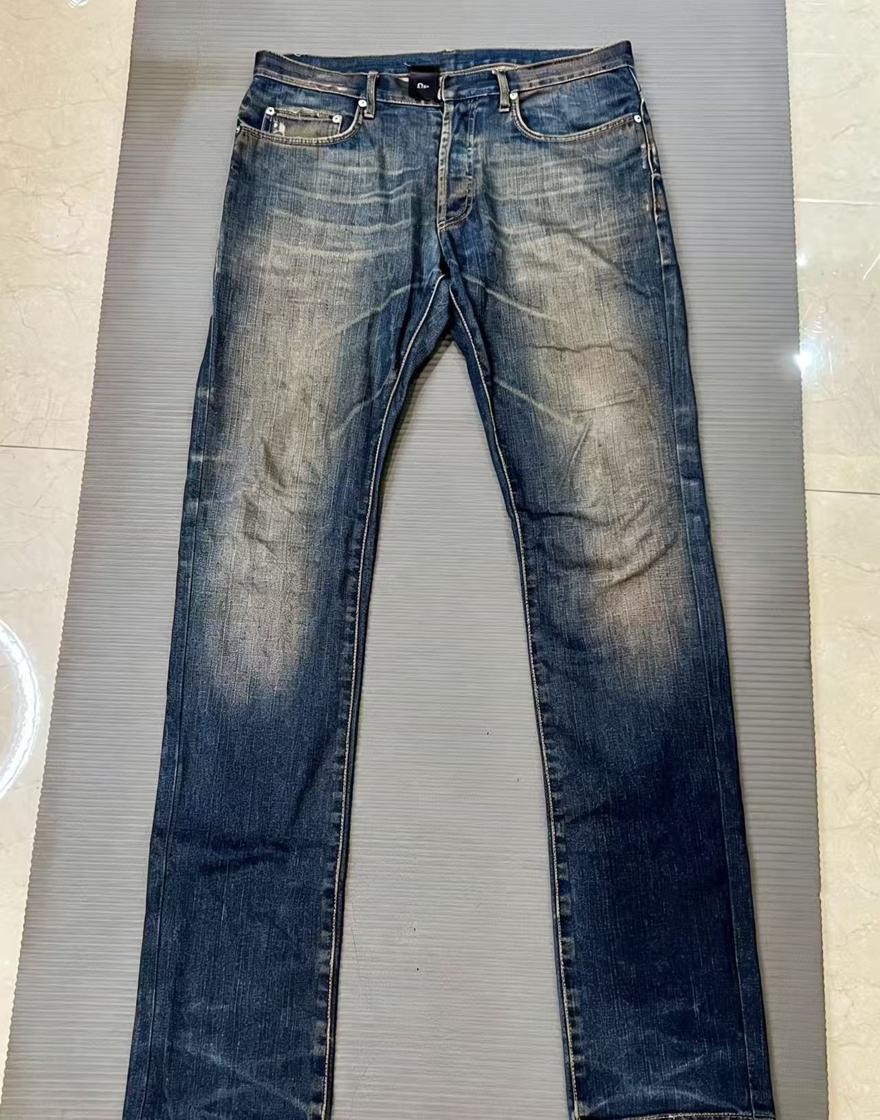 Dior Homme 04 Mud Wash Jeans