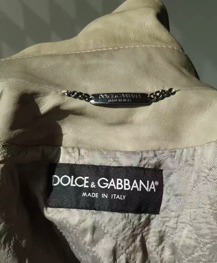 Dolce & Gabbana  03AW Multi-Pocket Leather Jacket
