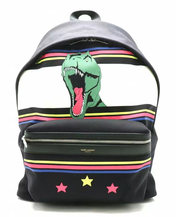 Saint Laurent Dinosaur Print Backpack