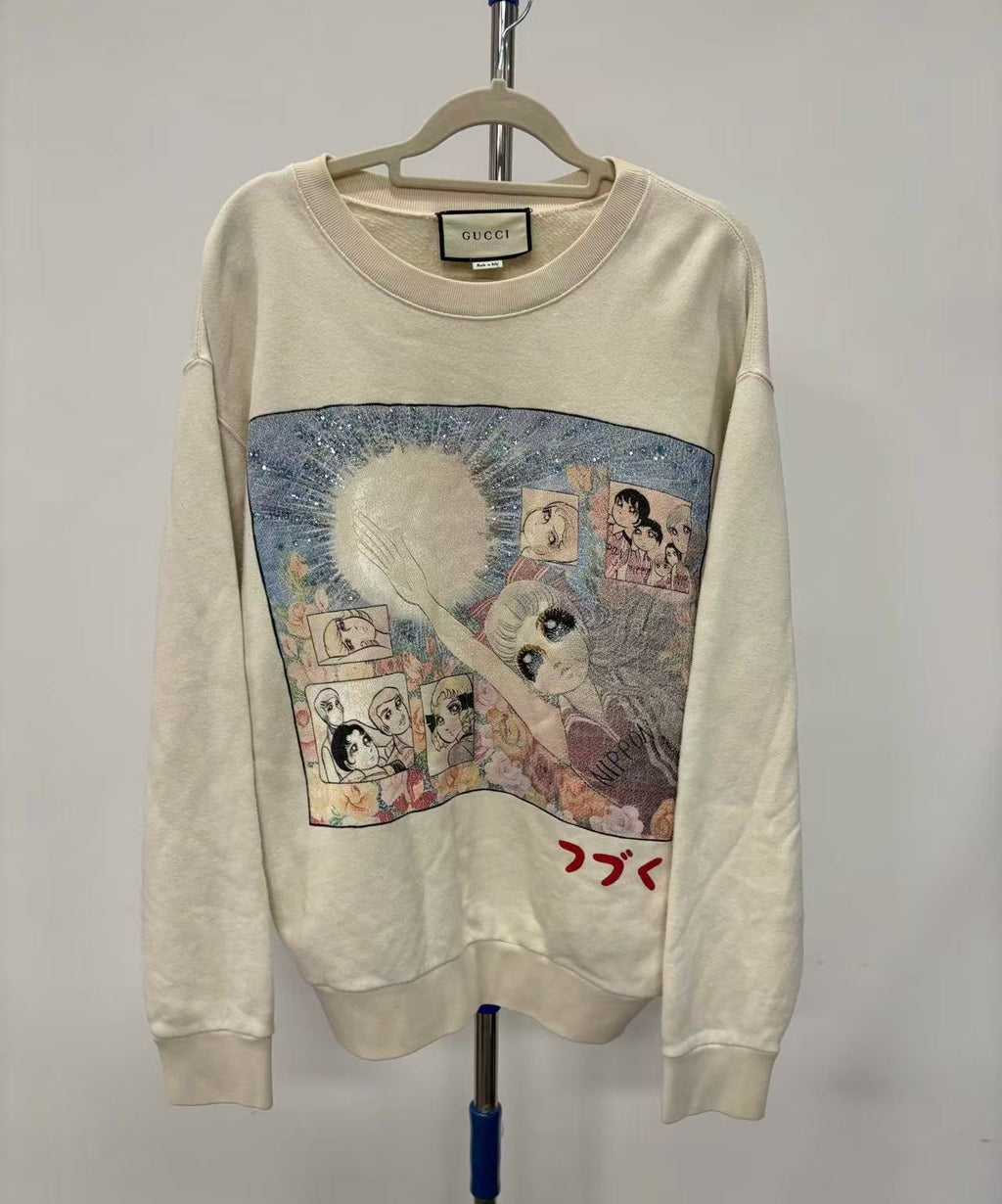 Gucci 18AW Chikae Ide Manga Graphic Print Sweatshirt