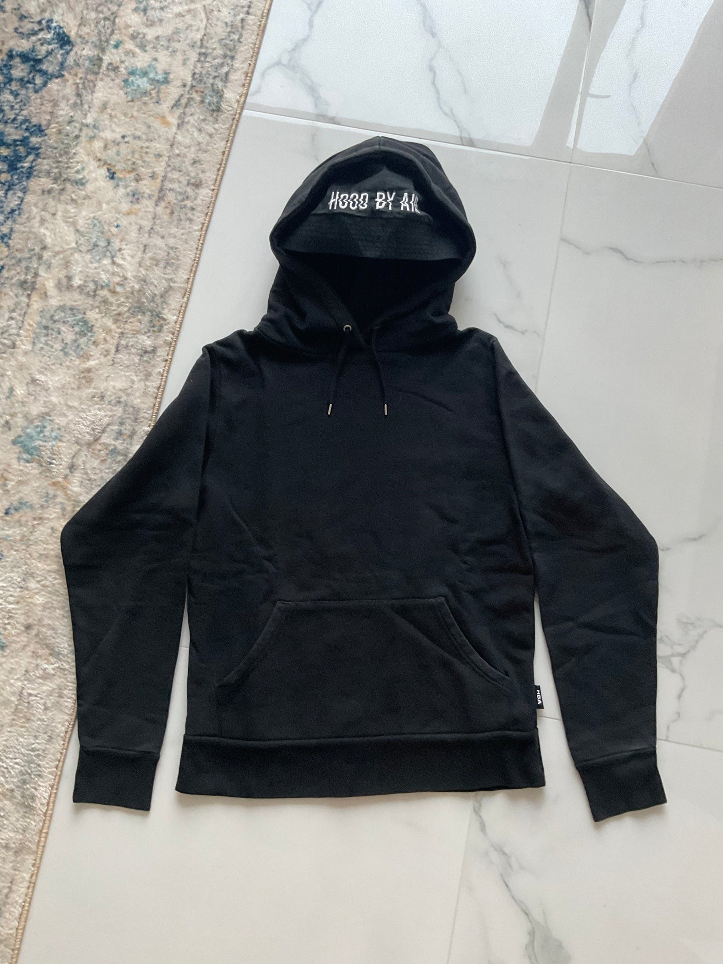 Hood by air bucket logo stitched hoodie