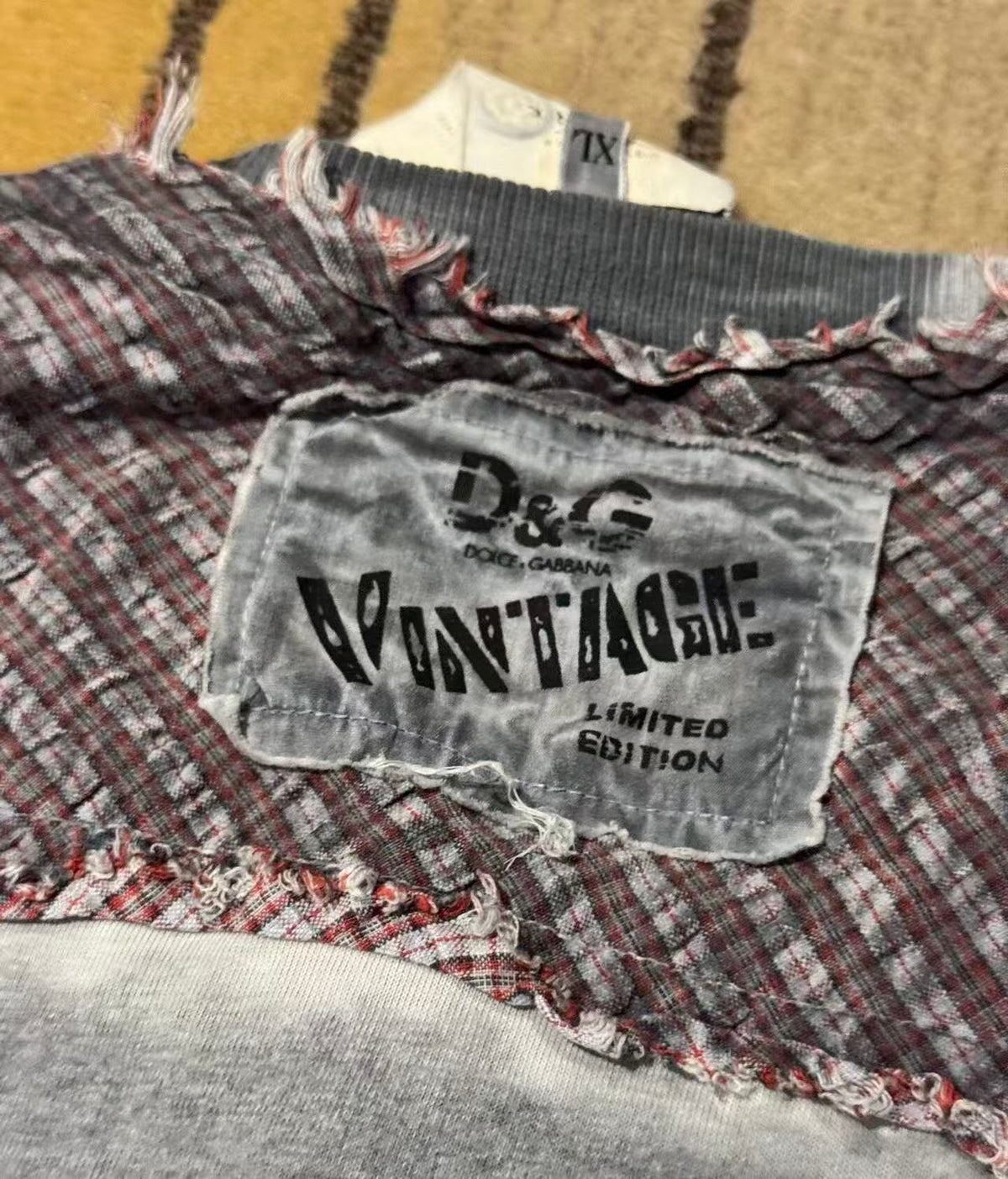 Dolce&Gabbana 06SS Faded Distressed Longsleeve Tee