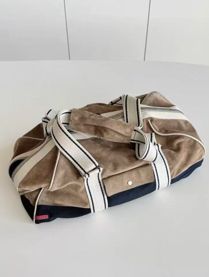 Prada Sports Suede Bowling Bag