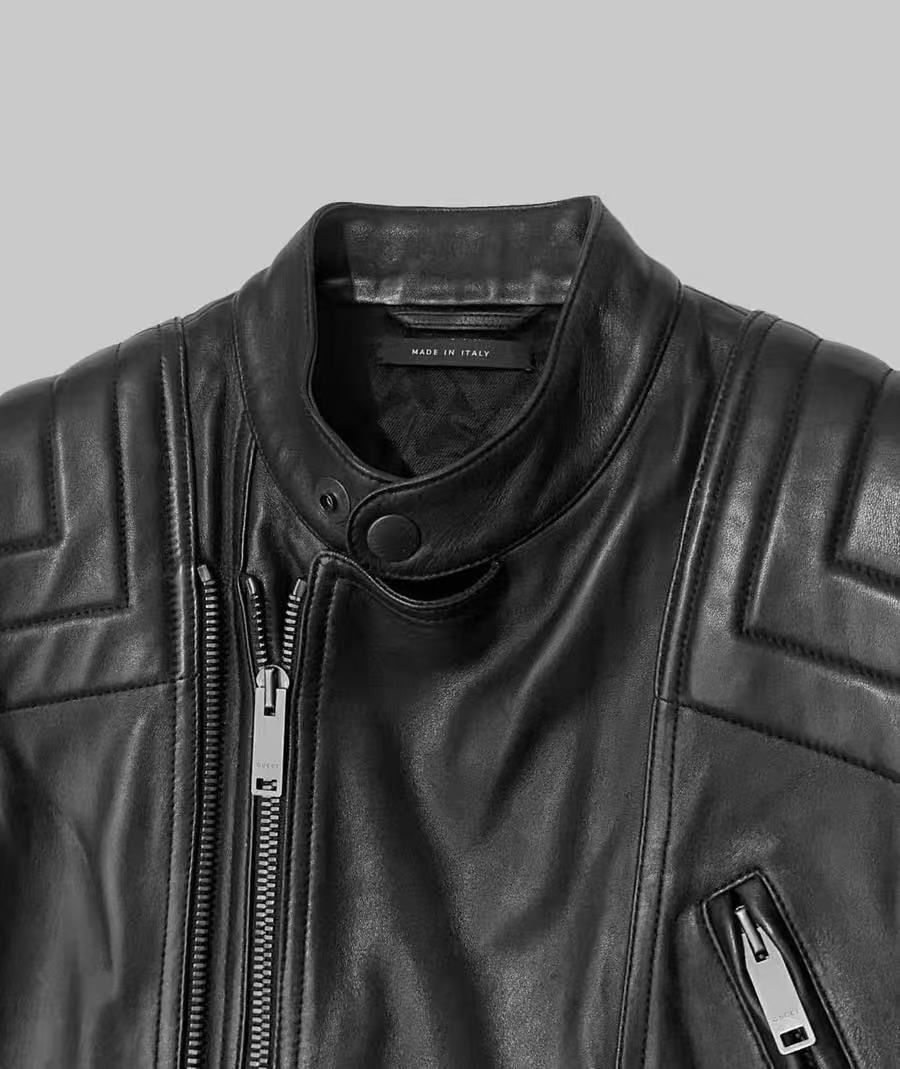 Gucci Black Leather Vest