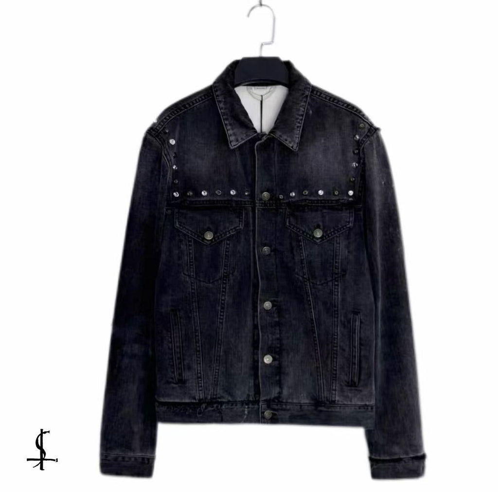 Gucci 17AW Hollywood Studded Denim Jacket