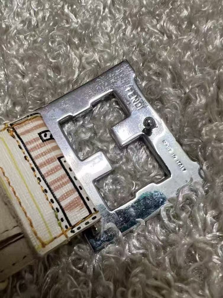 Fendi Multicolor Zucca Monogram Belt